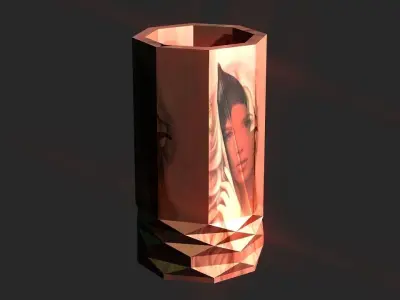 My first vase Low-poly 3D model