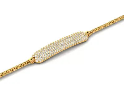 Women Bracelet 3D print model 5