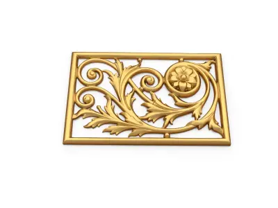Classic decor ornament 160 3D model