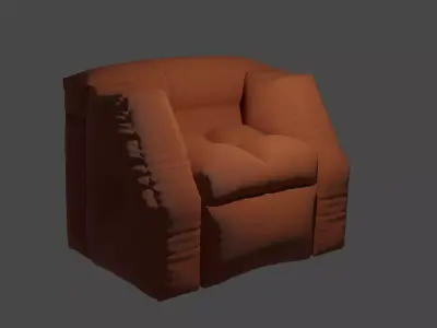 Armchair for bedroom or living room Free 3D model