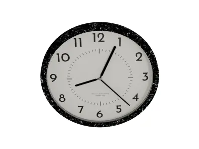 Stylish Modern Clock  3D model