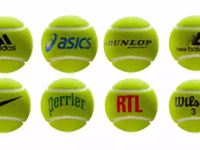 Free Tennis Ball Pack LOGO Realistic 3D Model Free low-poly 3D model