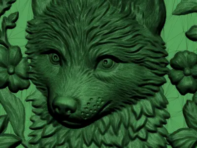 Wolf Cub A135 3D print model