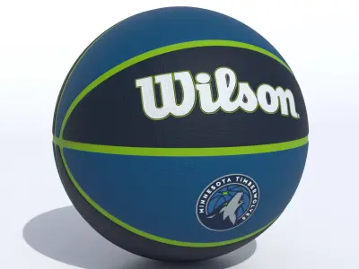 Wilson Minnesota Timberwolves Basketball 3D model
