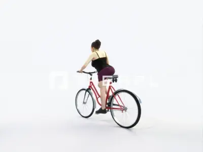 Dream 01I bicycle bike Sports Woman Low-poly 3D model
