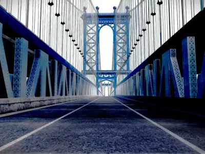 Manhattan Bridge 3D model