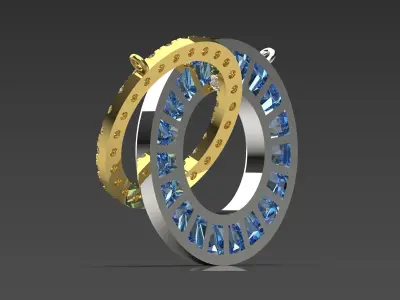 luxury jewelry necklace jp0264 3D print model