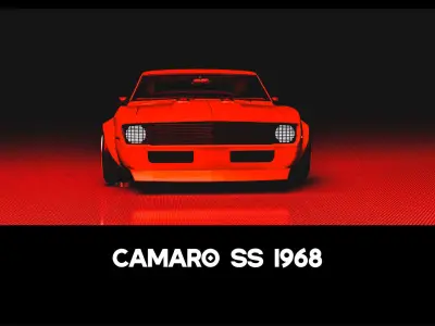 Chevrolet Camaro SS 1968 3D model