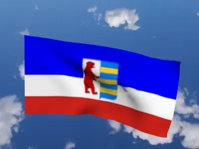 Ruthenian flag Free 3D model