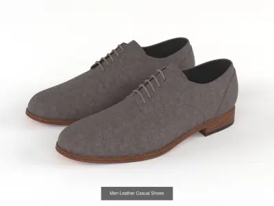 Shoes Collection oxford 3D Model Pack