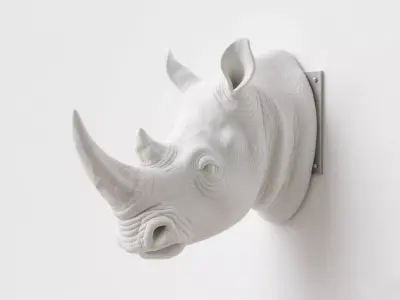 rhinoceros 3D print model buy
