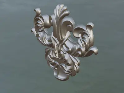 Central Flower Decor 3D print model