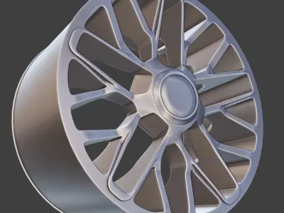Rim with Tyre  3D model