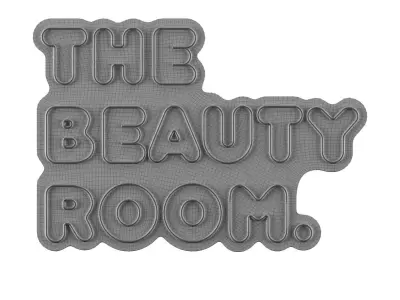 The Beauty Room Neon Sign 3D model