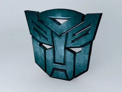 Transformers logo Free 3D model