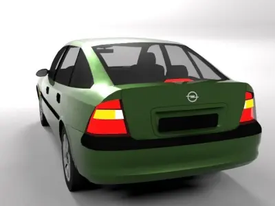 OPEL VECTRA 1996 LOWPOLY Low-poly 3D model