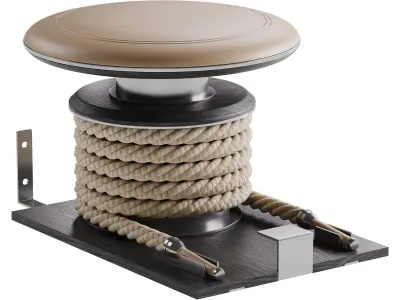 LINA-SET Premium Gym Battle Rope 3D model