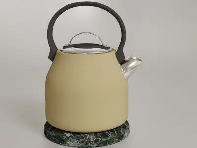 teapot on base 3D model