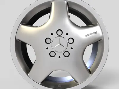 Car Rim Wheel Mercedes S-CLASS 888762 Low-poly 3D model