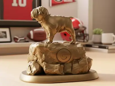 NFL - Bulldog - The Georgia Bulldogs football 3D print model