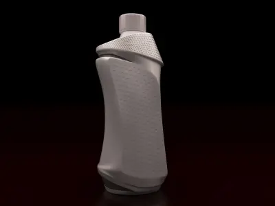 New Design of Metal Drink Bottle Mockup 3D model  3D model