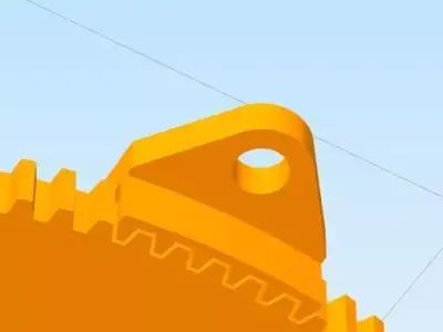 Subaru Ringear locking Tool 3D print model