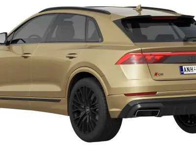 Audi Q8 2024 3D model