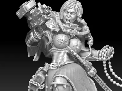 IMPERIAL RELIGIOUS FIGURE 1 10 SCALE 3D print model