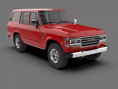 Toyota Land Cruiser J60 1988 3D model