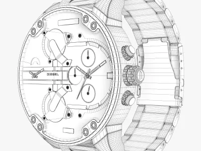 Diesel mr daddy dz 7421 3D model