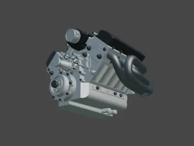 Steve Morris Engines SMX Engine for Scale Models 1 to 24 Scale 3D print model