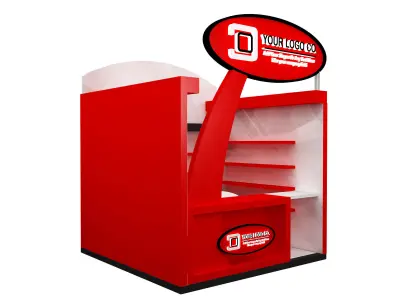 Booth Exhibition Stand a522b 3D model