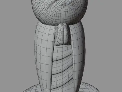 Jizo Statue 3D model