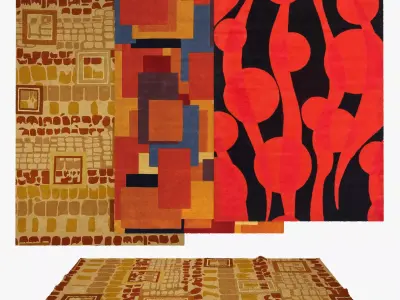 Rugs No 1019 Low-poly 3D model