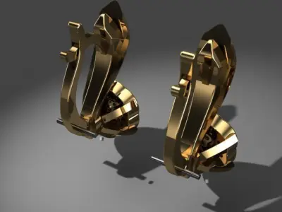 golden-ring rose gold flower ring 3D print model