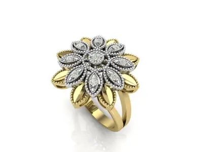 diamond ring 3D print model purchase