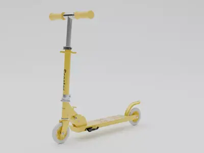 Electrical Cycle Low-poly 3D model