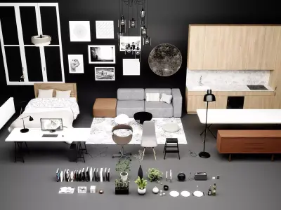 PBR Archviz Asset Pack 3D model