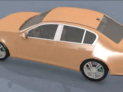 Car Vehicle Low-poly 3D model