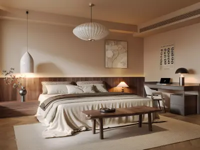 Modern medieval style 3D model 3D model