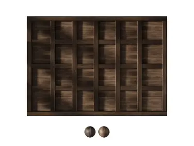 Wooden ceiling 3D model