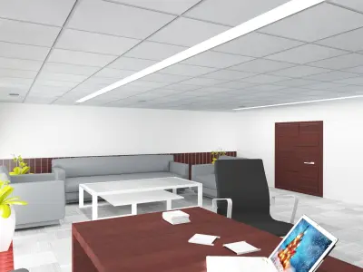 OFFICE INTERIOR DESIGN 3D MODEL 3D model