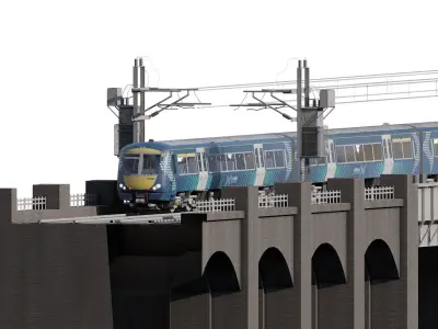 British Rail Class 170 3D model