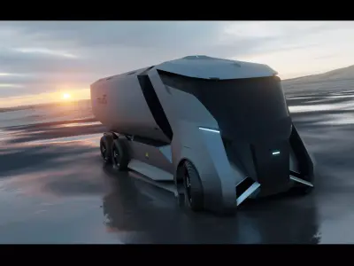 SX Truck Design concept 3D model