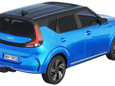 KIA SOUL 2023 3D model