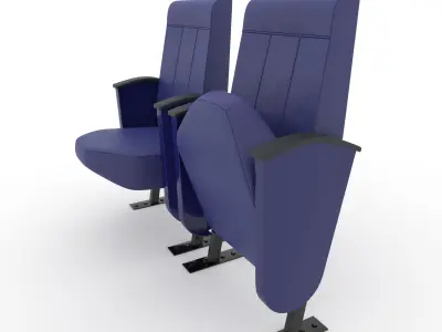 Stadium Seats 4 3D model