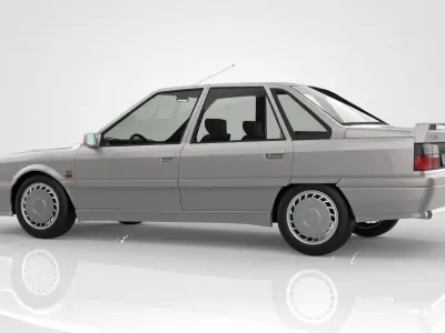 1988 Renault 21 Turbo 3D model