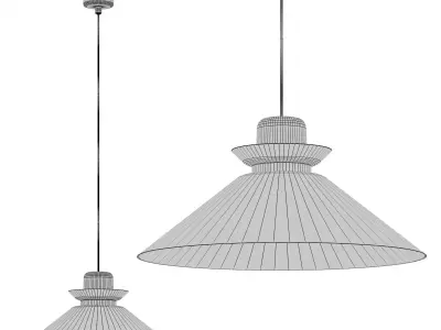 Pendant lamp Faro Barcelona NAOS 400 3D model