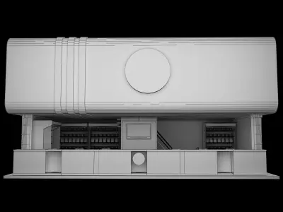 Booth Exhibition Stand a440a 3D model