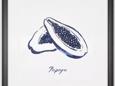 Art Frams 102- Papaya 3D model